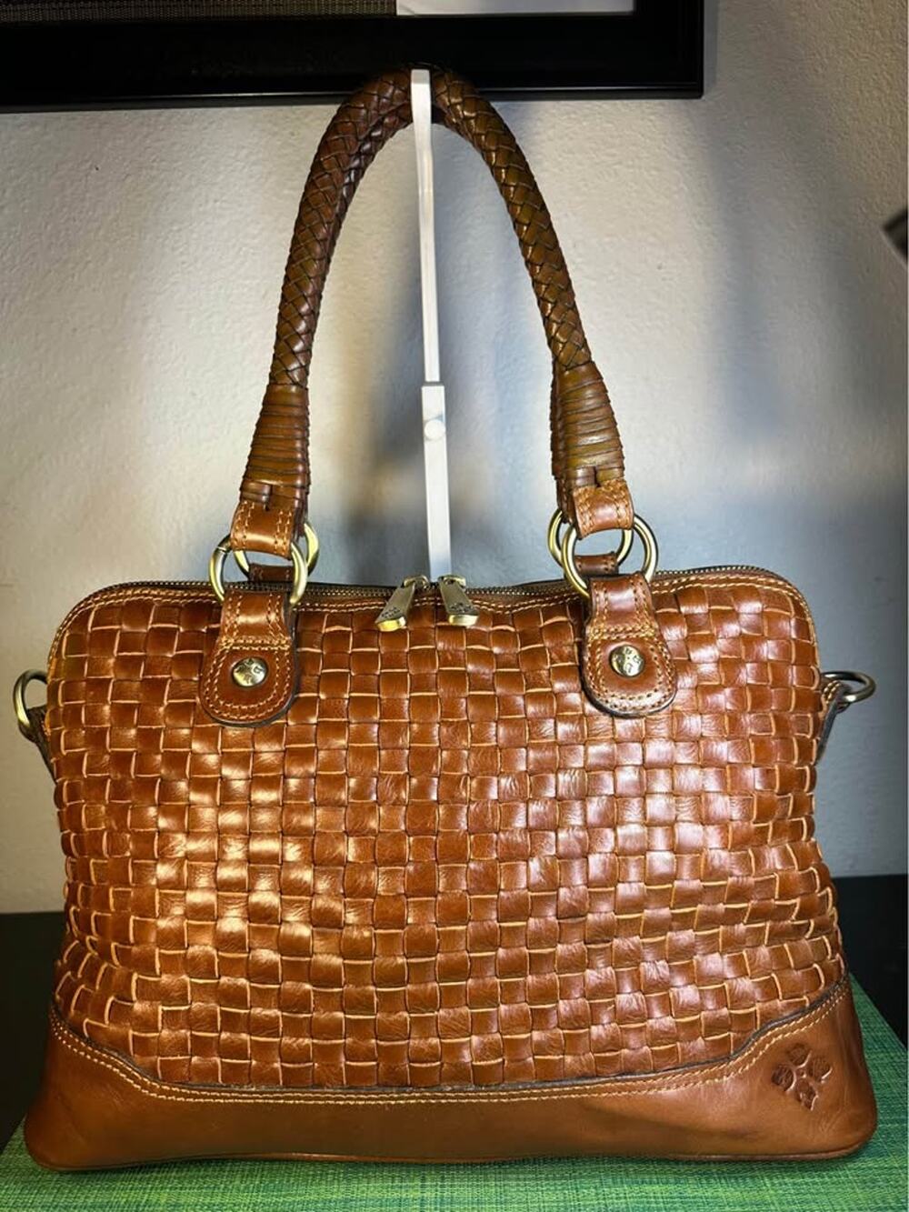Patricia Nash Discovery Collection Augusta Satchel–Woven -Lim Ed 100 of 700